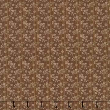 Life on the Ridge - Flowers Brown Yardage