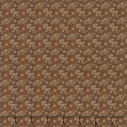 Life on the Ridge - Flowers Brown Yardage