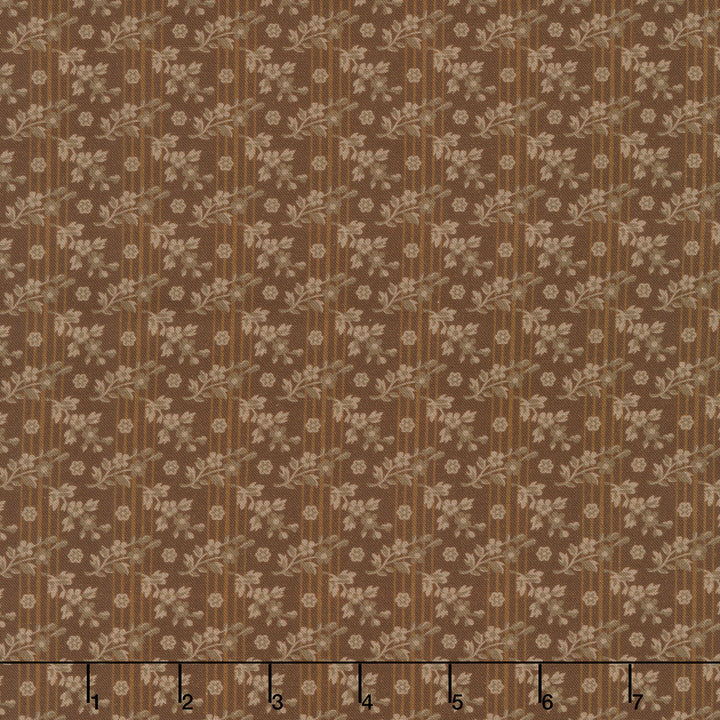 Life on the Ridge - Flowers Brown Yardage