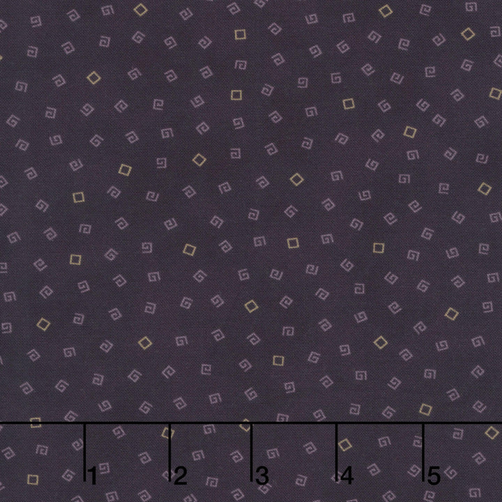 Life on the Ridge - Squares Purple Yardage
