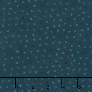 Life on the Ridge - Squares Navy Yardage