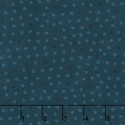 Life on the Ridge - Squares Navy Yardage