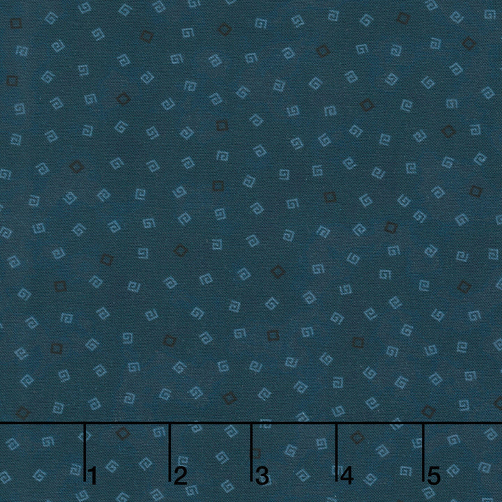Life on the Ridge - Squares Navy Yardage