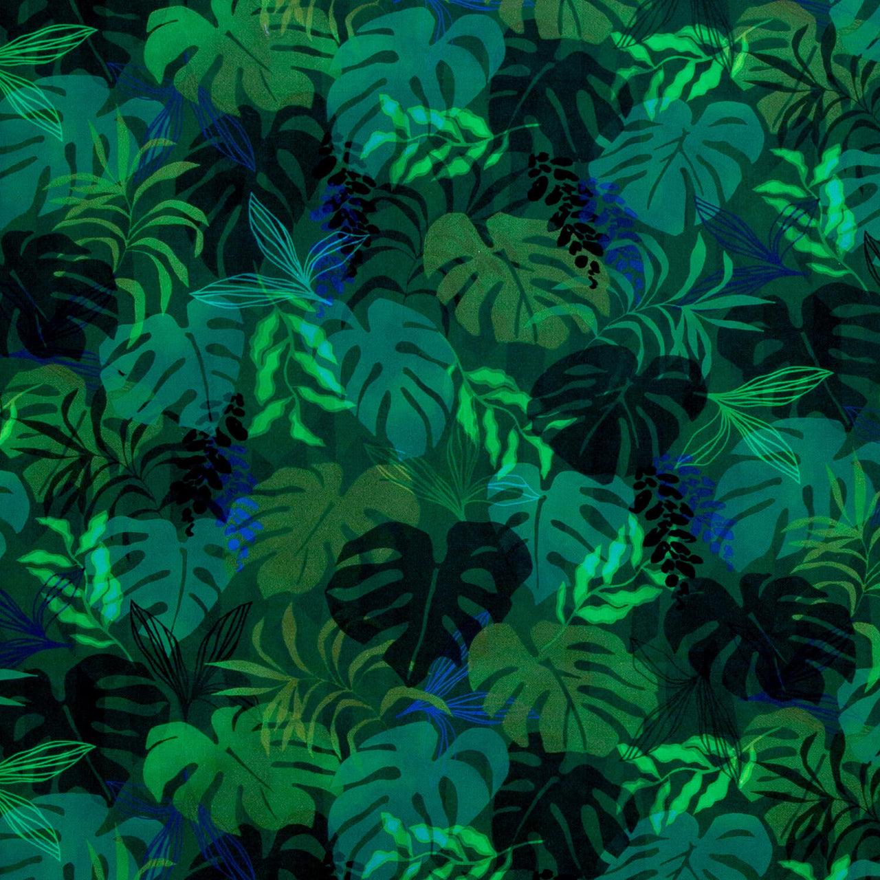 Wide Collection - Leaves Fern 108" Wide Backing