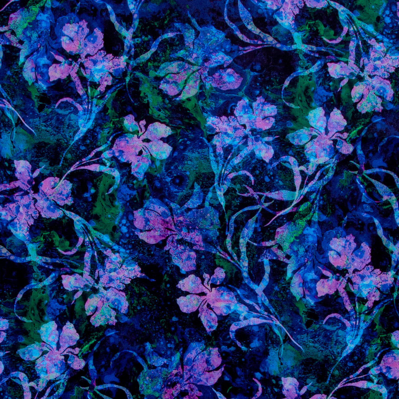 Wide Collection - Irises Iris 108" Wide Backing