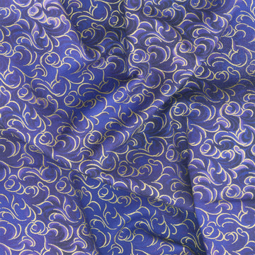 Mixed Metallics - Swirls Iris Metallic Yardage