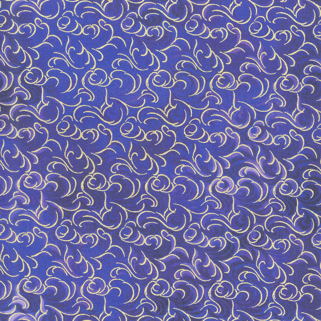 Mixed Metallics - Swirls Iris Metallic Yardage