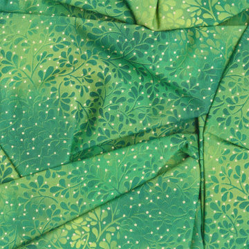 Mixed Metallics - Leaves Leaf Metallic Yardage