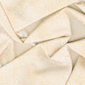 Mixed Metallics - Leaves Cream Metallic Yardage