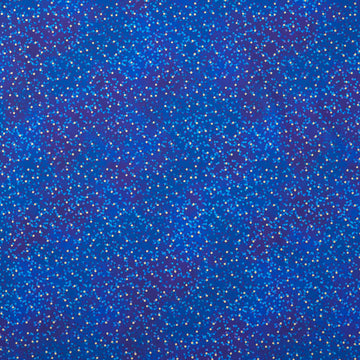 Mixed Metallics - Dots Sapphire Metallic Yardage