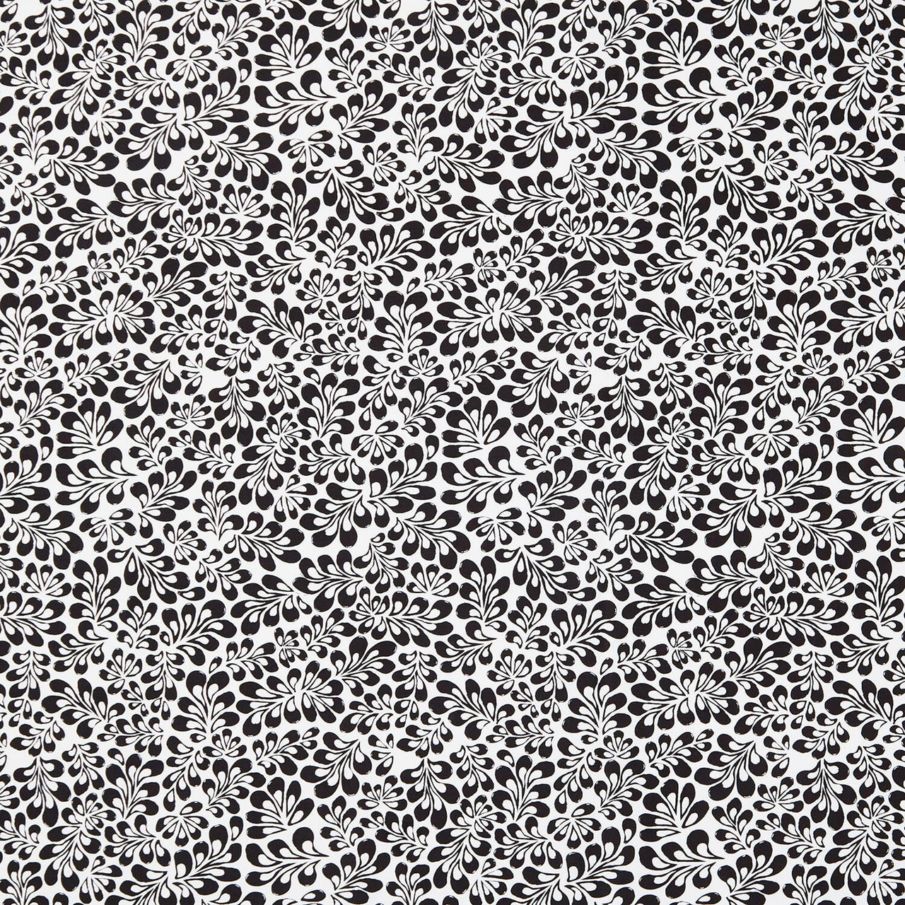 Inkwell - Petals White Yardage