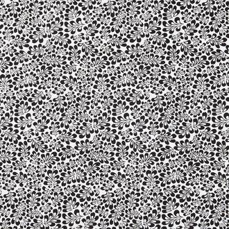 Inkwell - Petals White Yardage