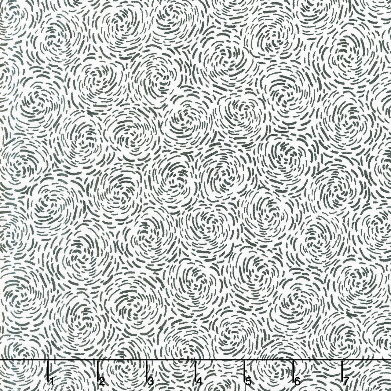 Inkwell - Roses White Yardage