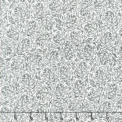 Inkwell - Roses White Yardage