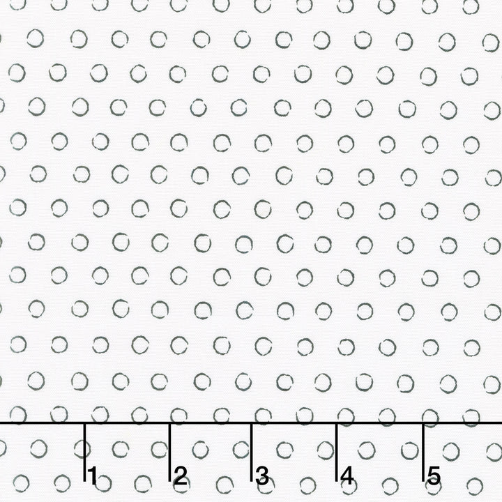 Inkwell - Dots White Yardage