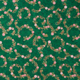 Holiday Flourish Peppermint Twist - Peppermint Candies Pine Metallic Yardage