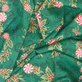 Holiday Flourish Peppermint Twist - Peppermint Candies Pine Metallic Yardage