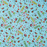 How the Grinch Stole Christmas - Grinch Icon Toss Snow Yardage