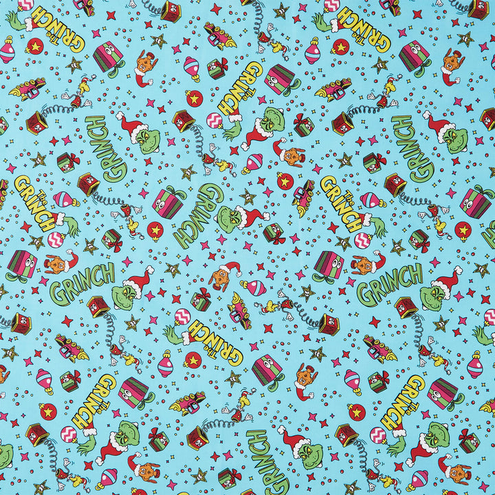 How the Grinch Stole Christmas - Grinch Icon Toss Snow Yardage