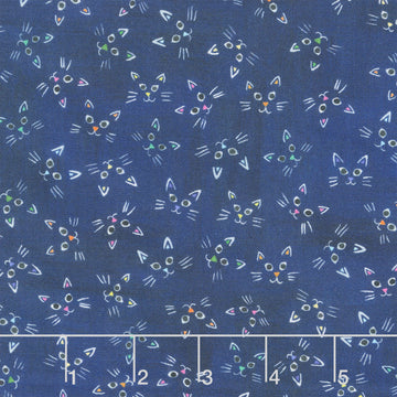 Whisker Wonderland - Cat Faces Night Yardage