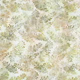 Artisan Batiks - Morning Mist Leaves Moss Yardage