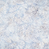 Artisan Batiks - Morning Mist Leaves Dusty Blue Yardage