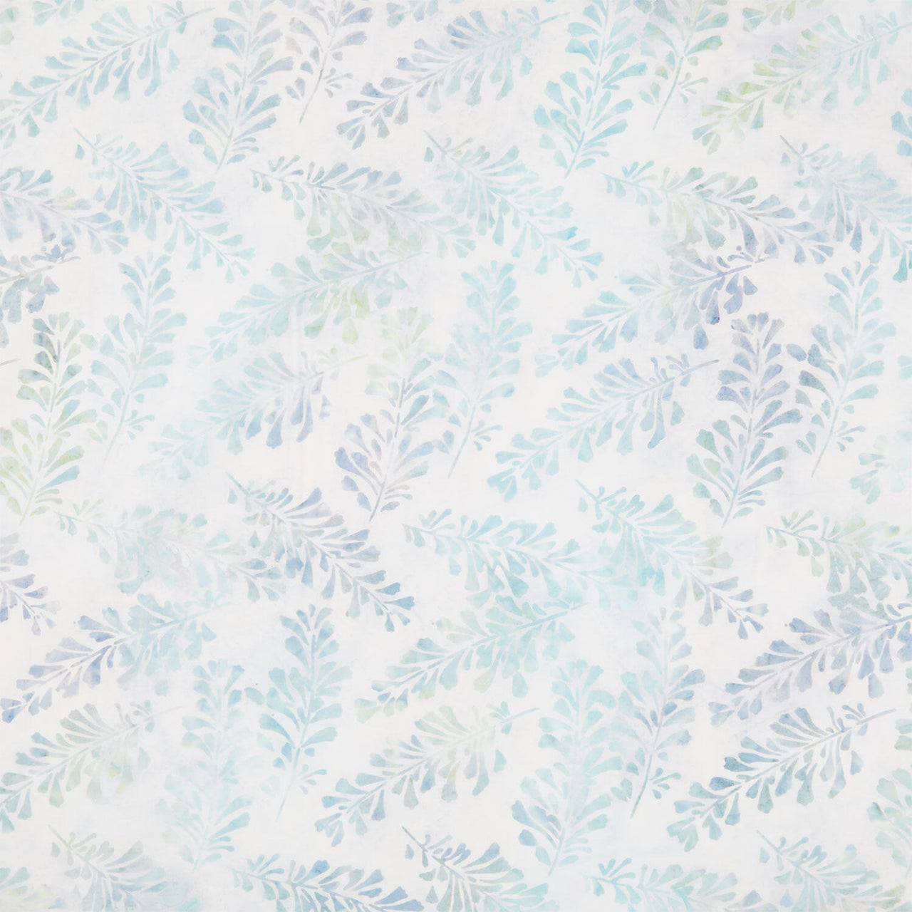 Artisan Batiks - Morning Mist Leaves Glacier Yardage