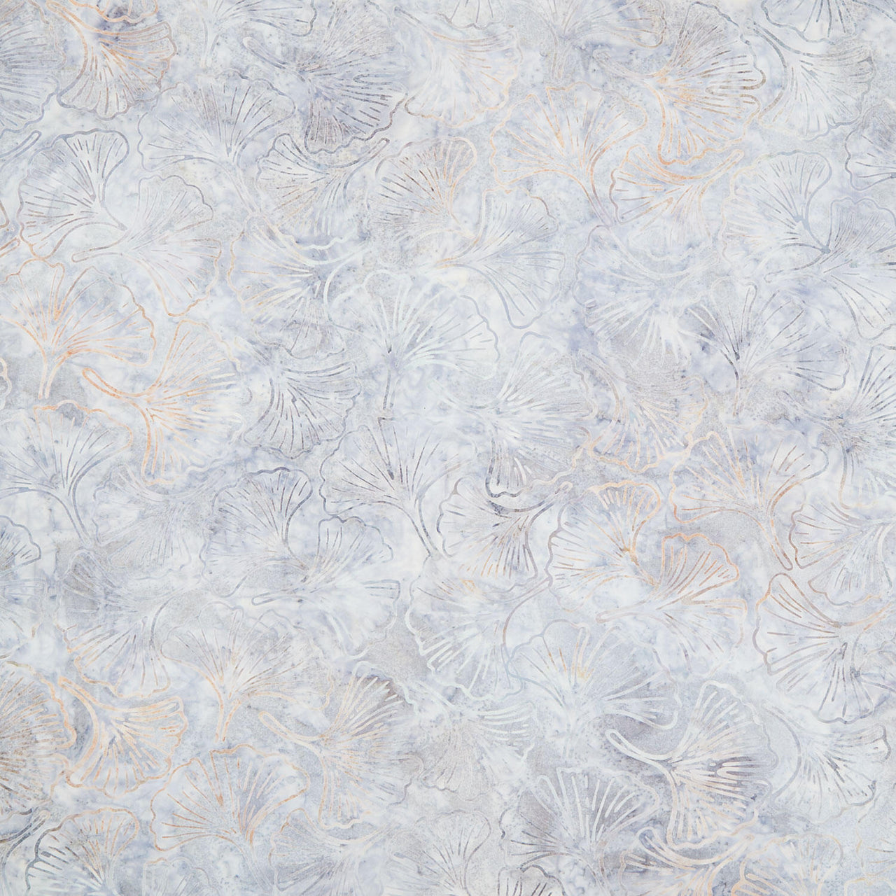 Artisan Batiks - Morning Mist Leaves Slate Yardage