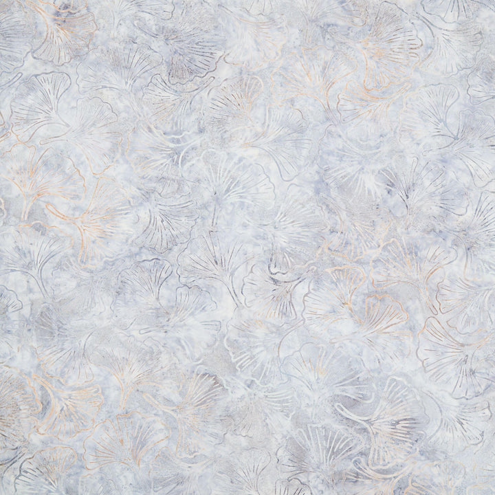 Artisan Batiks - Morning Mist Leaves Slate Yardage