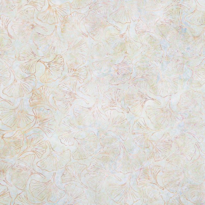 Artisan Batiks - Morning Mist Leaves Sea Mist Yardage