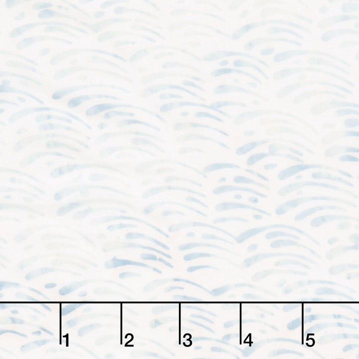 Artisan Batiks - Morning Mist Waves Cloud Yardage