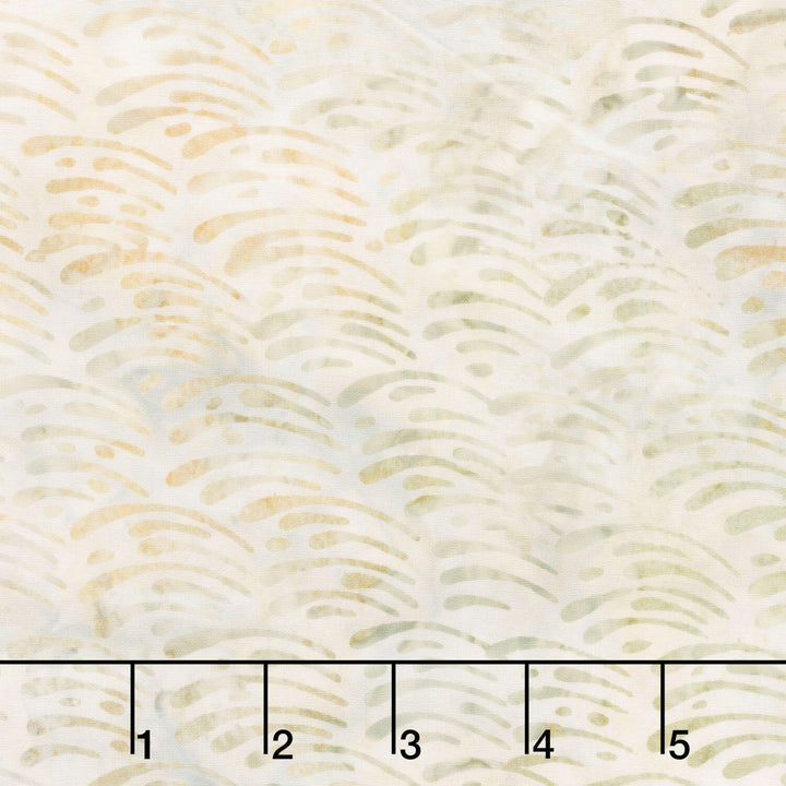 Artisan Batiks - Morning Mist Waves Mushroom Yardage
