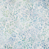 Artisan Batiks - Morning Mist Scattered Leaves Powder Yardage