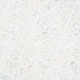 Artisan Batiks - Morning Mist Scattered Leaves Sea Glass Yardage