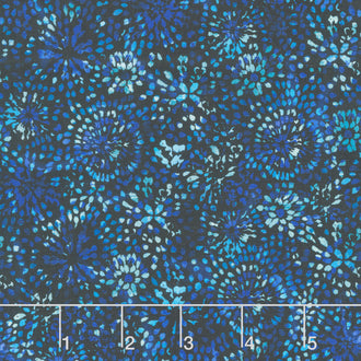 Meadow Mystique - Petals Blueberry Yardage