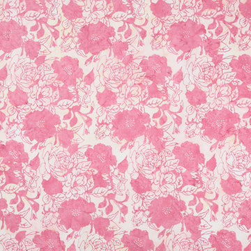 Artisan Batiks - Sweet Blossoms Large Flowers Pink Yardage