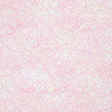 Artisan Batiks - Sweet Blossoms Line Drawn Flowers Pink Nectar Yardage