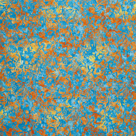 Artisan Batiks - Sweet Blossoms Packed Flowers Tiger Lily Yardage