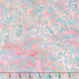 Artisan Batiks - Sweet Blossoms Leaves, Stems Sunrise Yardage