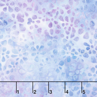 Artisan Batiks - Dancing Petals Flowers Powder Yardage