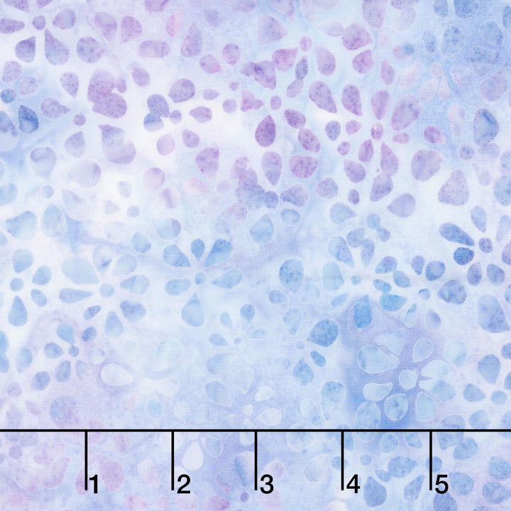 Artisan Batiks - Dancing Petals Flowers Powder Yardage