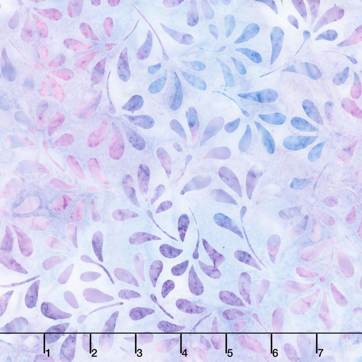 Artisan Batiks - Dancing Petals Sprigs Hydrangea Yardage