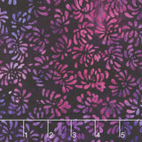 Artisan Batiks - Dancing Petals Petals Midnight Purple Yardage