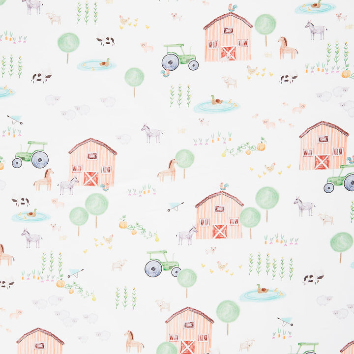 Farm Charm - Farm White Yardage