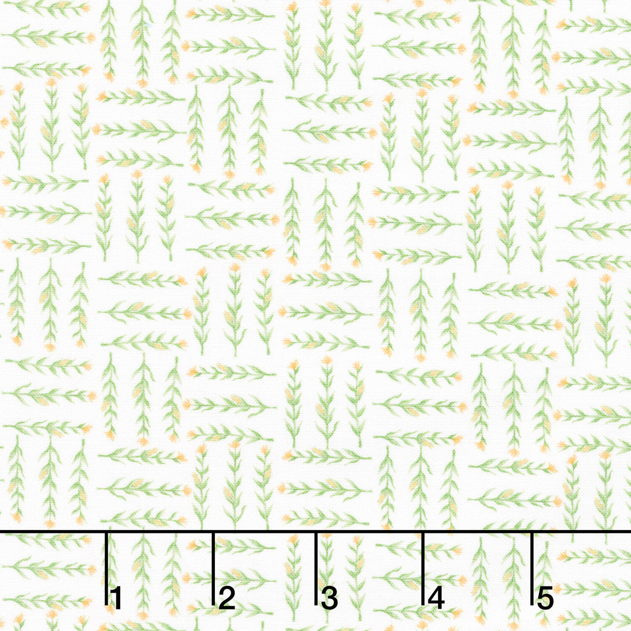 Farm Charm - Corn Stalks White Yardage