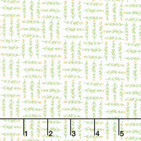 Farm Charm - Corn Stalks White Yardage