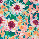Sunflower Sonata - Sunflowers Green Yardage