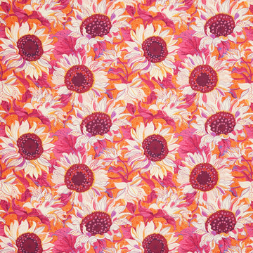 Sunflower Sonata - Sunflowers Orange Yardage