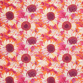 Sunflower Sonata - Sunflowers Orange Yardage