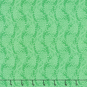 Sunflower Sonata - Vines Green Yardage